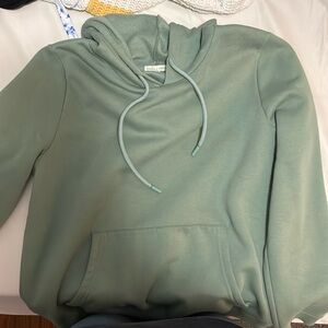 Green sweatshirt, size small/medium,